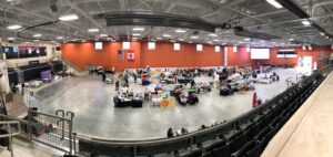Red Baron Arena & Expo - Spring Craft Show Set-up