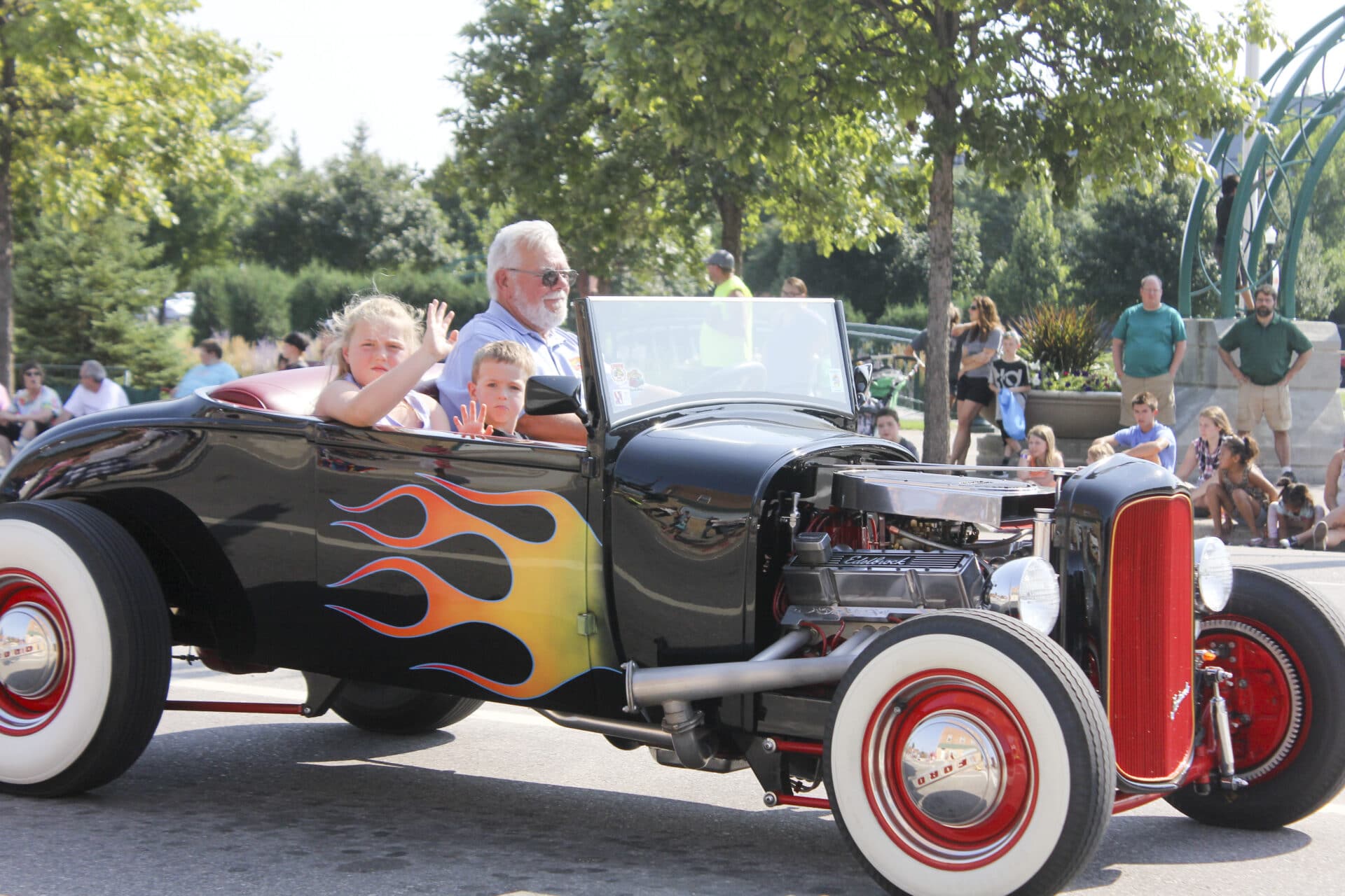 Sounds of Summer Parade - Shades of the Past Car with Flames