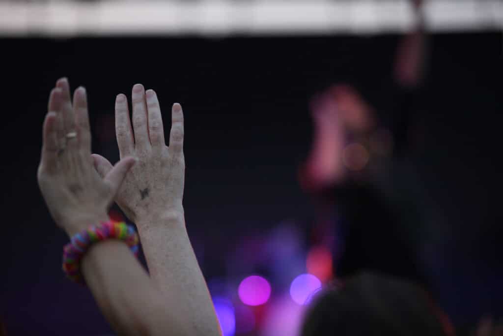 Sound of Summer Hands Raised at Concert