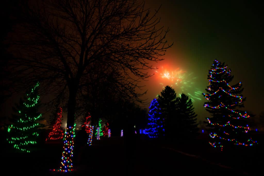 Independence Park Light Up the Night - Fireworks landscape