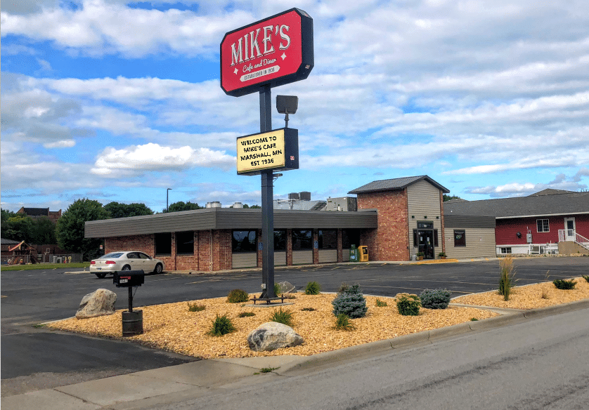 Mikes Cafe Exterior