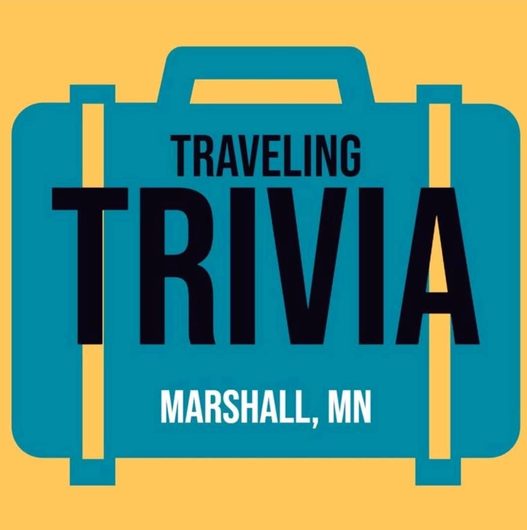 Traveling Trivia, Marshall MN Logo