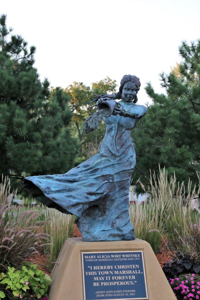 Mrs Whitney Statue