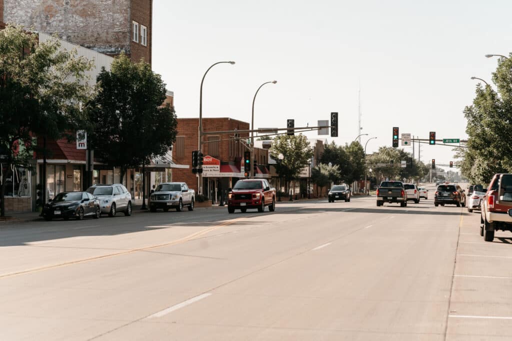 Street view of Downtown Marshall