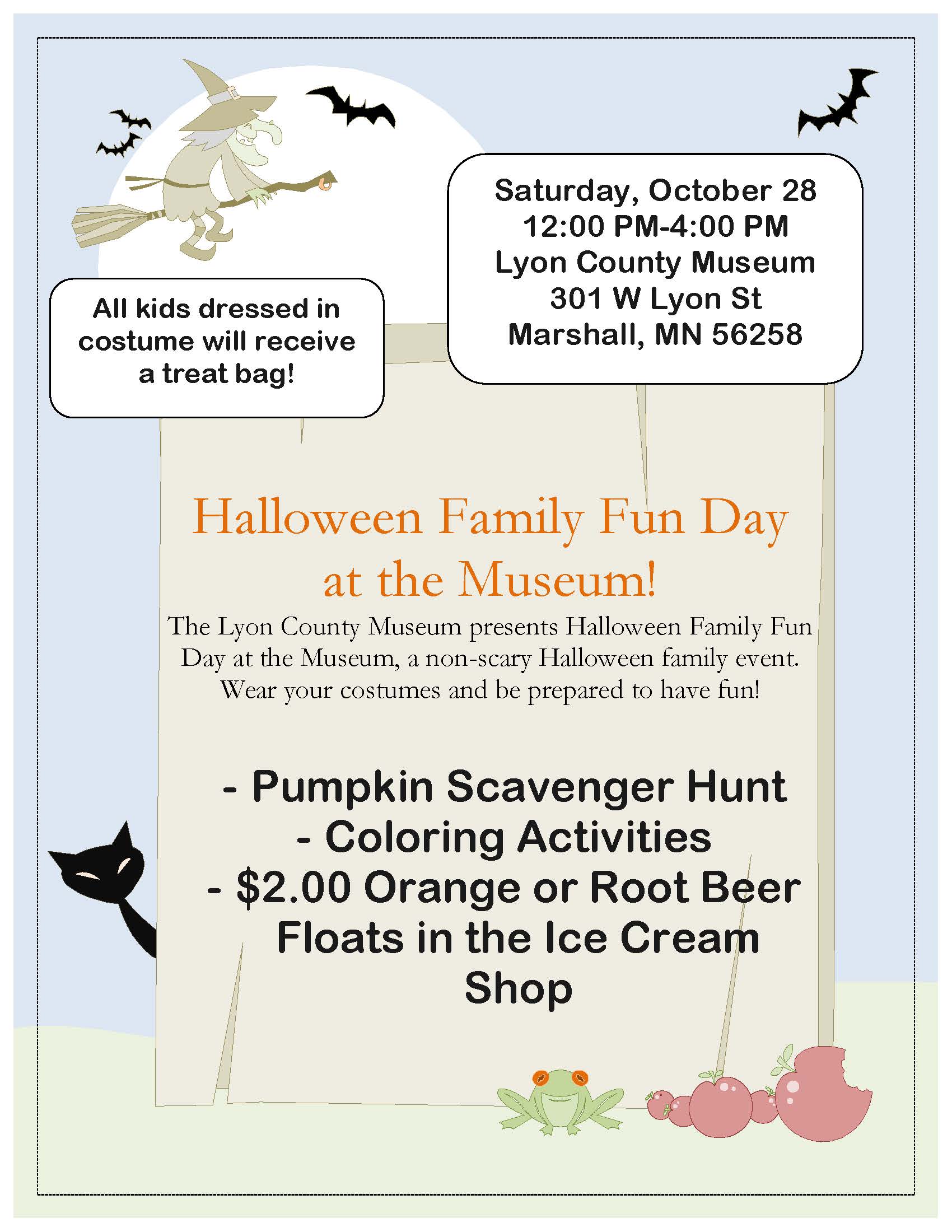 Halloween Family Fun Day at the Museum - Visit Marshall