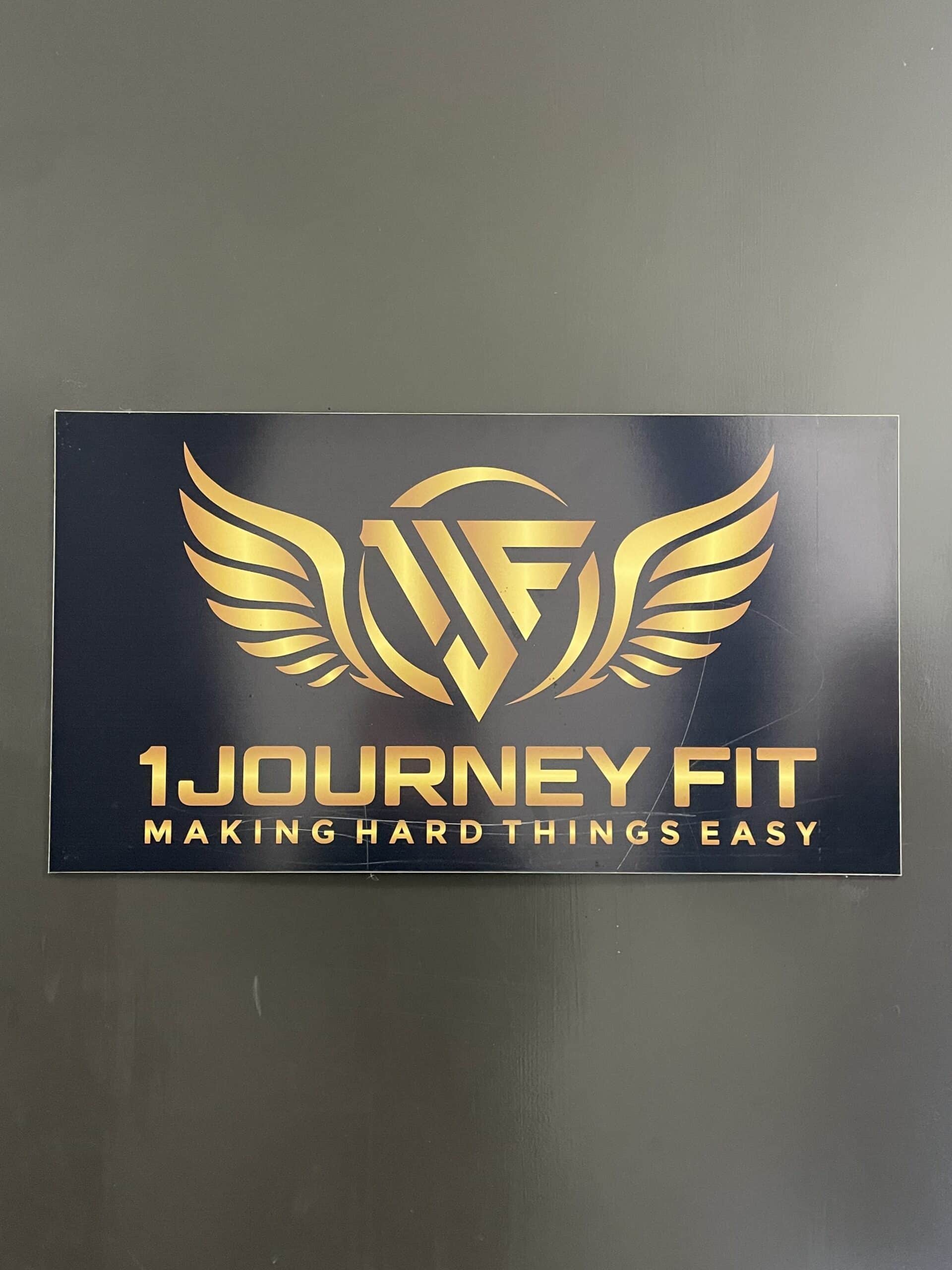 One Journey Fit Sign