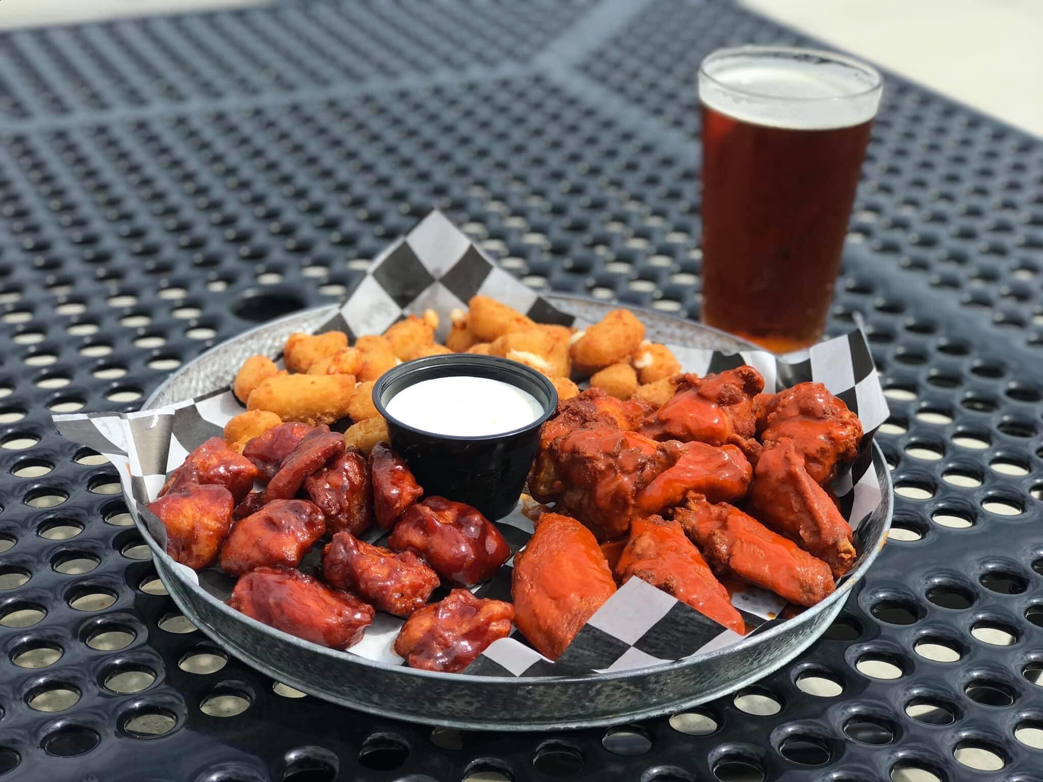 Wing Platter at the Gym