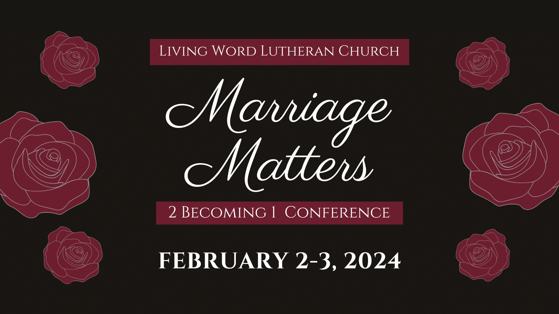 Marriage Matters Conference Presentation