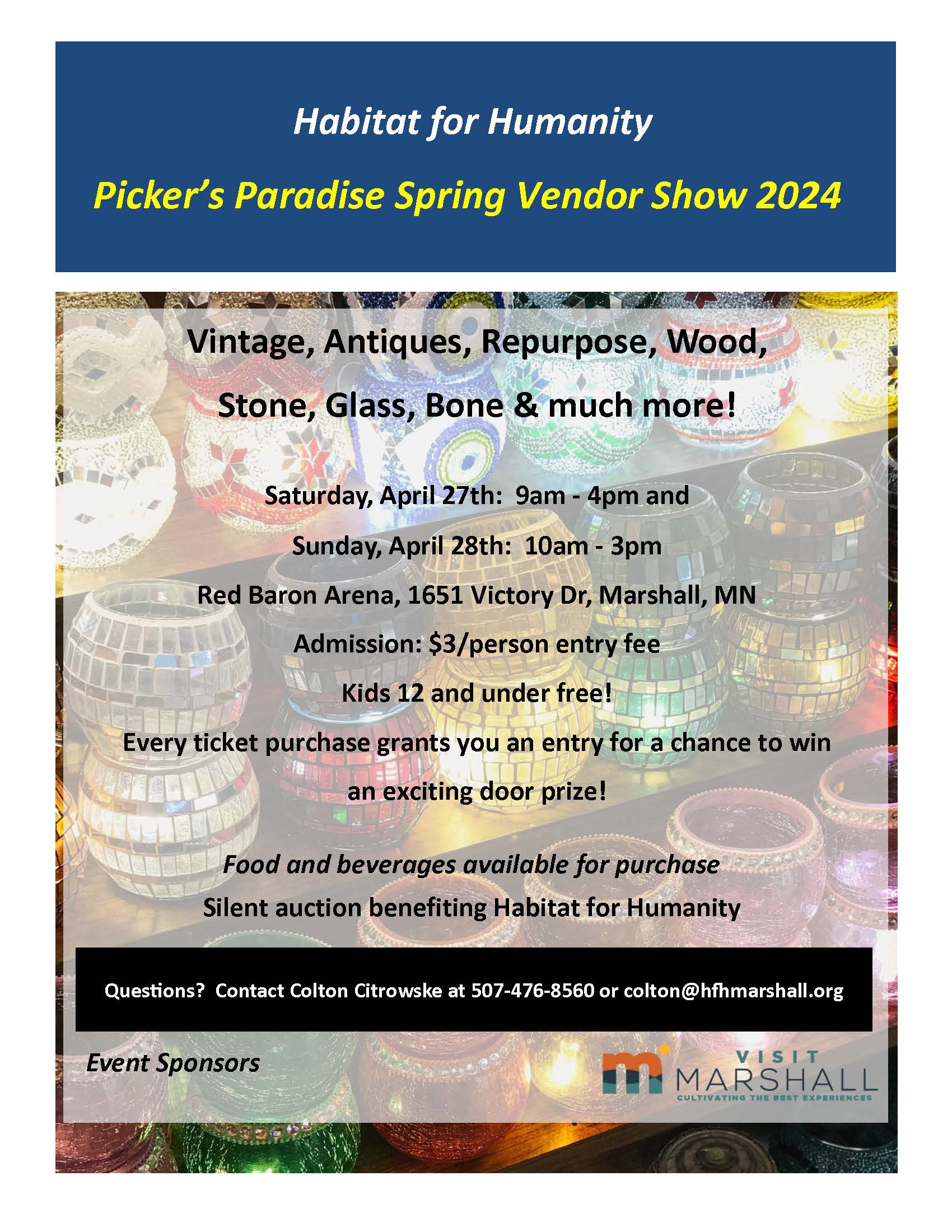 Application Habitat Pickers Paradise Spring Vendor Show 2024 Vendors Poster Page 1
