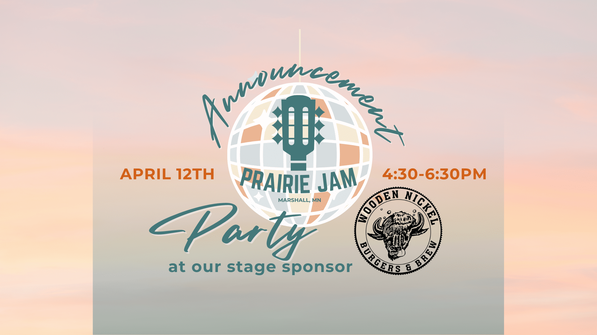 2024 Prairie Jam Announcement Party FB Event Cover