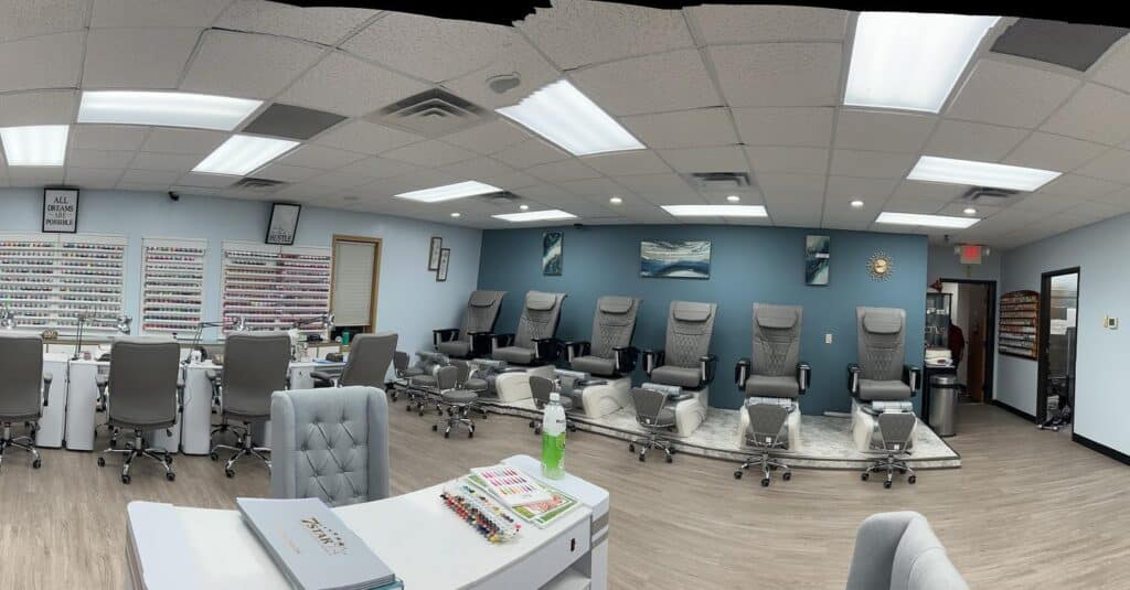 Full K Nails Pedicure Area