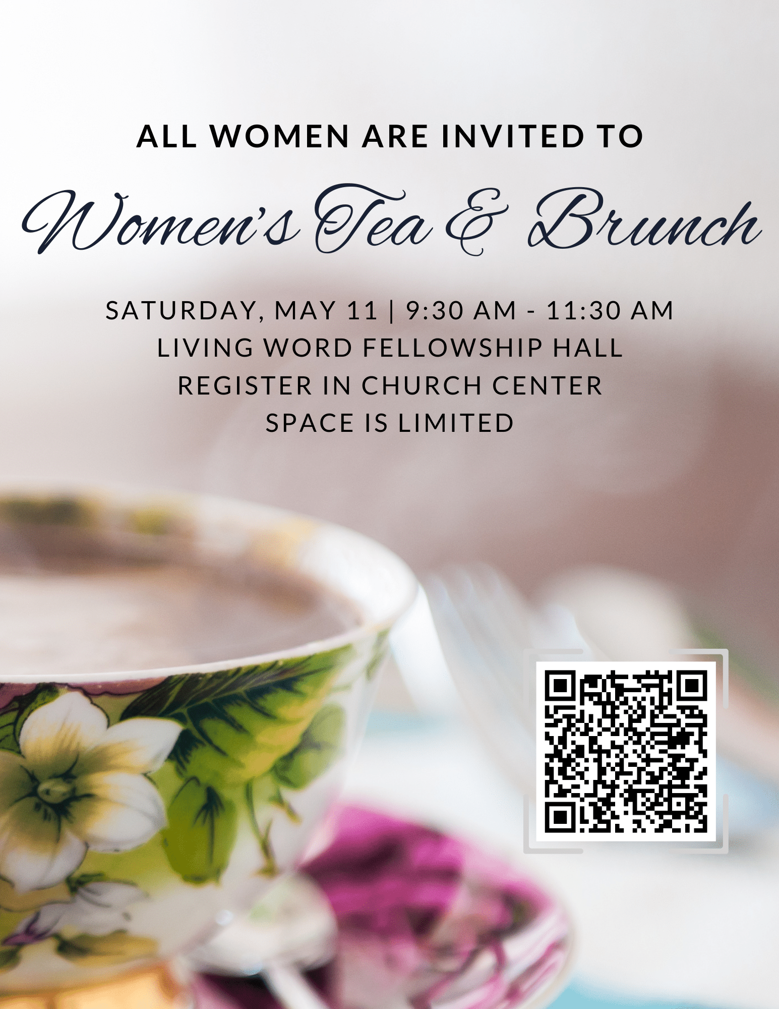 Women s Tea Brunch Poster