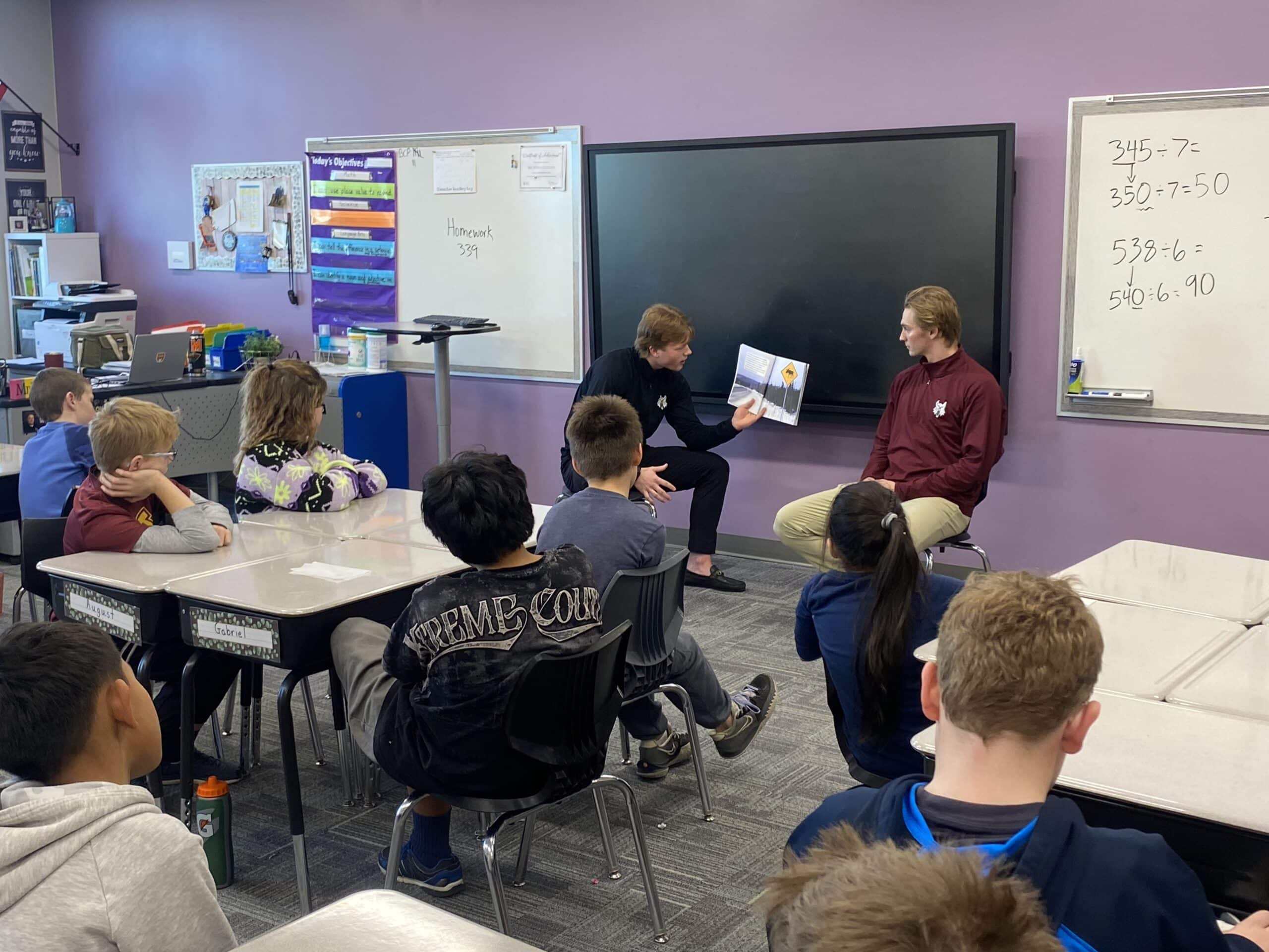 ice dogs reading in schools