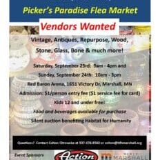Habitat Pickers Paradise Vendors Wanted Flyer 9 23 24 2022 Page 1